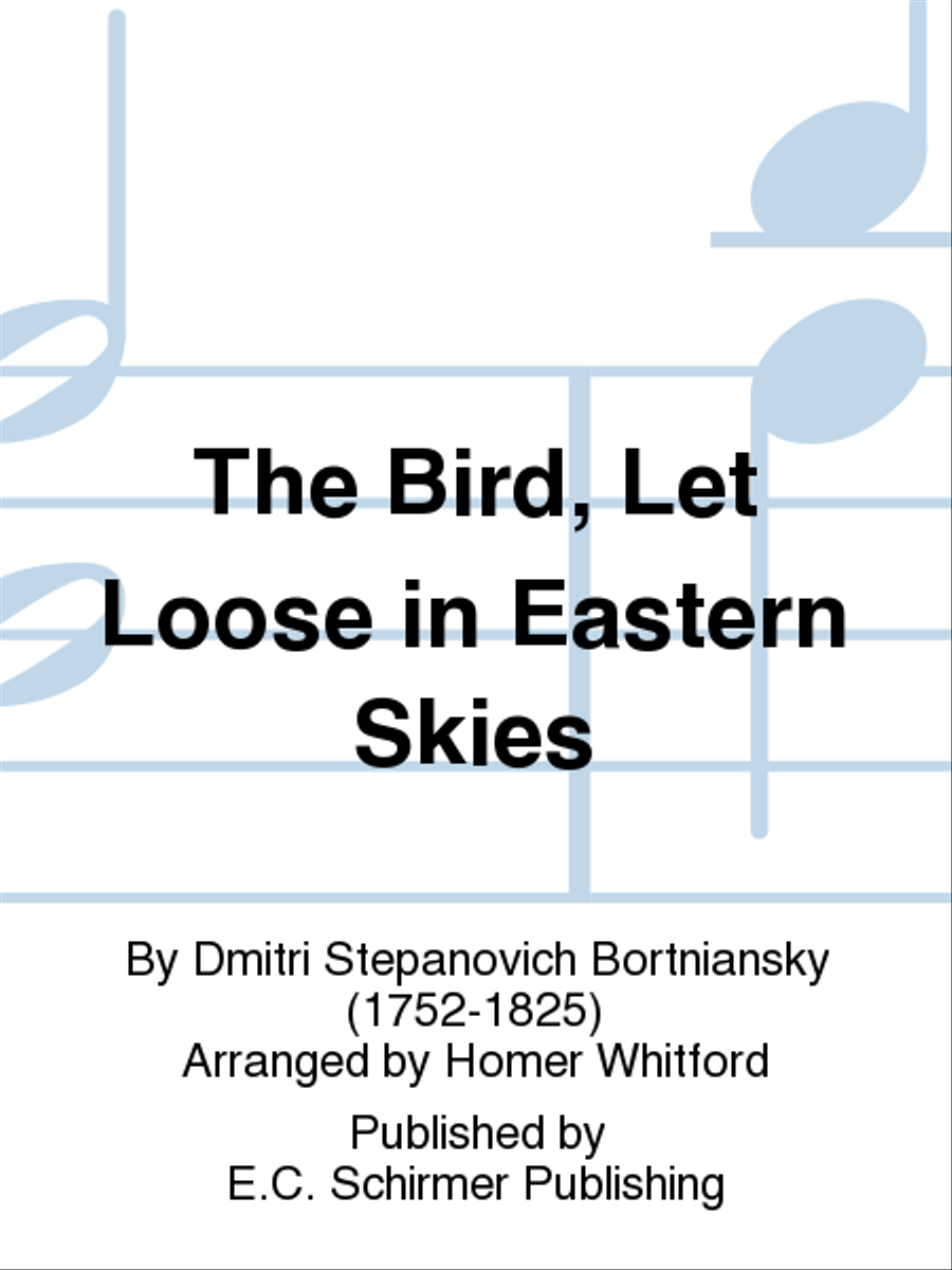 The Bird, Let Loose in Eastern Skies SSA scores gallery preview page 1