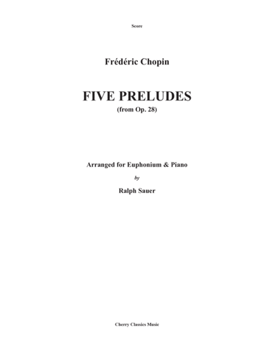 Five Preludes for Euphonium and Piano