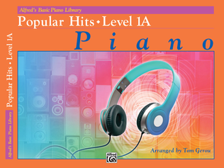 Book cover for Alfred's Basic Piano Course Popular Hits, Level 1A