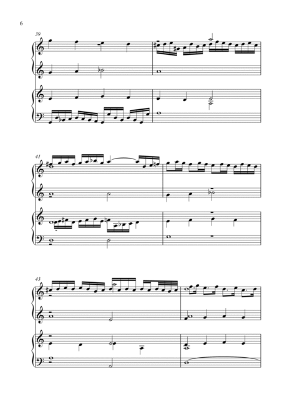 Ecce Dominus Veniet (Organ Duet) Organ Solo scores gallery preview page 6