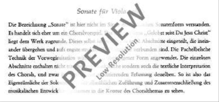 Sonata Viola Solo scores gallery preview page 3