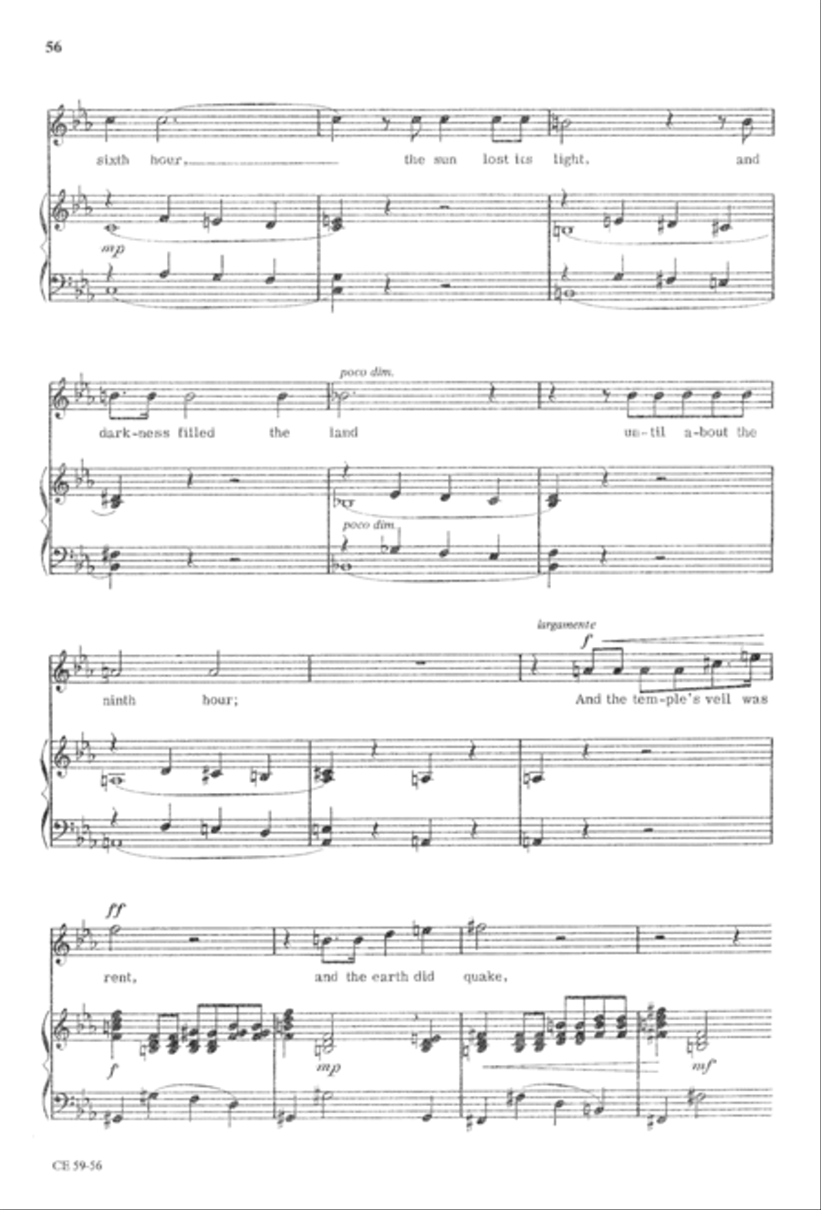The Seven Last Words of Christ 4-Part scores gallery preview page 58