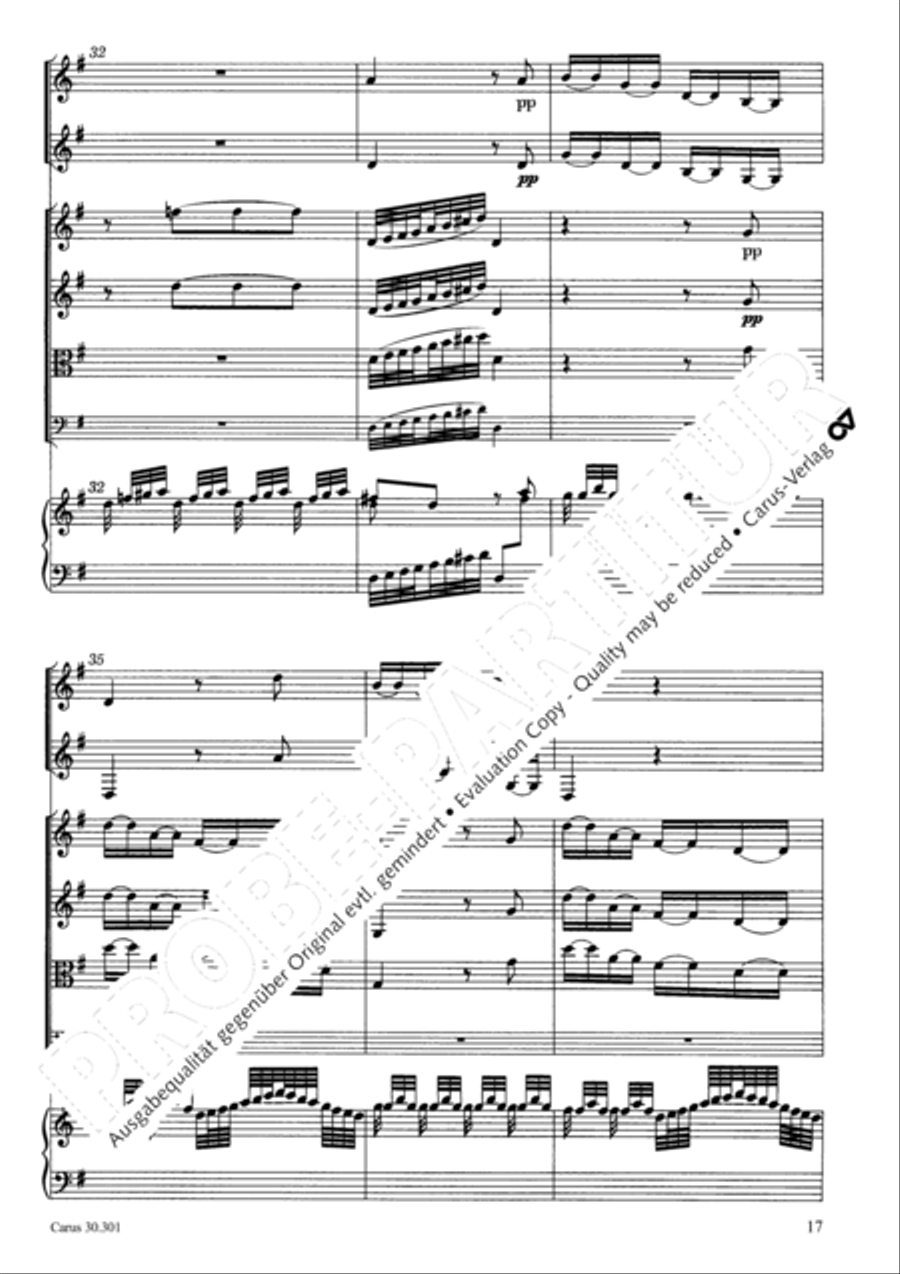 The love God bears us (Die Liebe Gottes ist ausgegossen) 4-Part scores gallery preview page 17