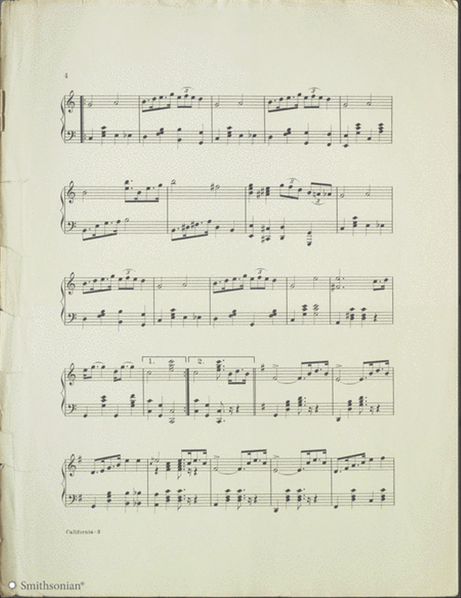 California (Characteristic Dance for Piano) Piano Solo scores gallery preview page 4