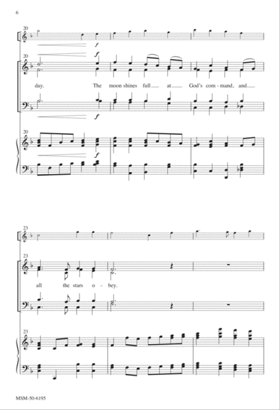 How Can I Keep from Singing 4-Part scores gallery preview page 4