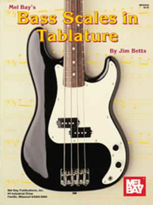 Book cover for Bass Scales in Tablature