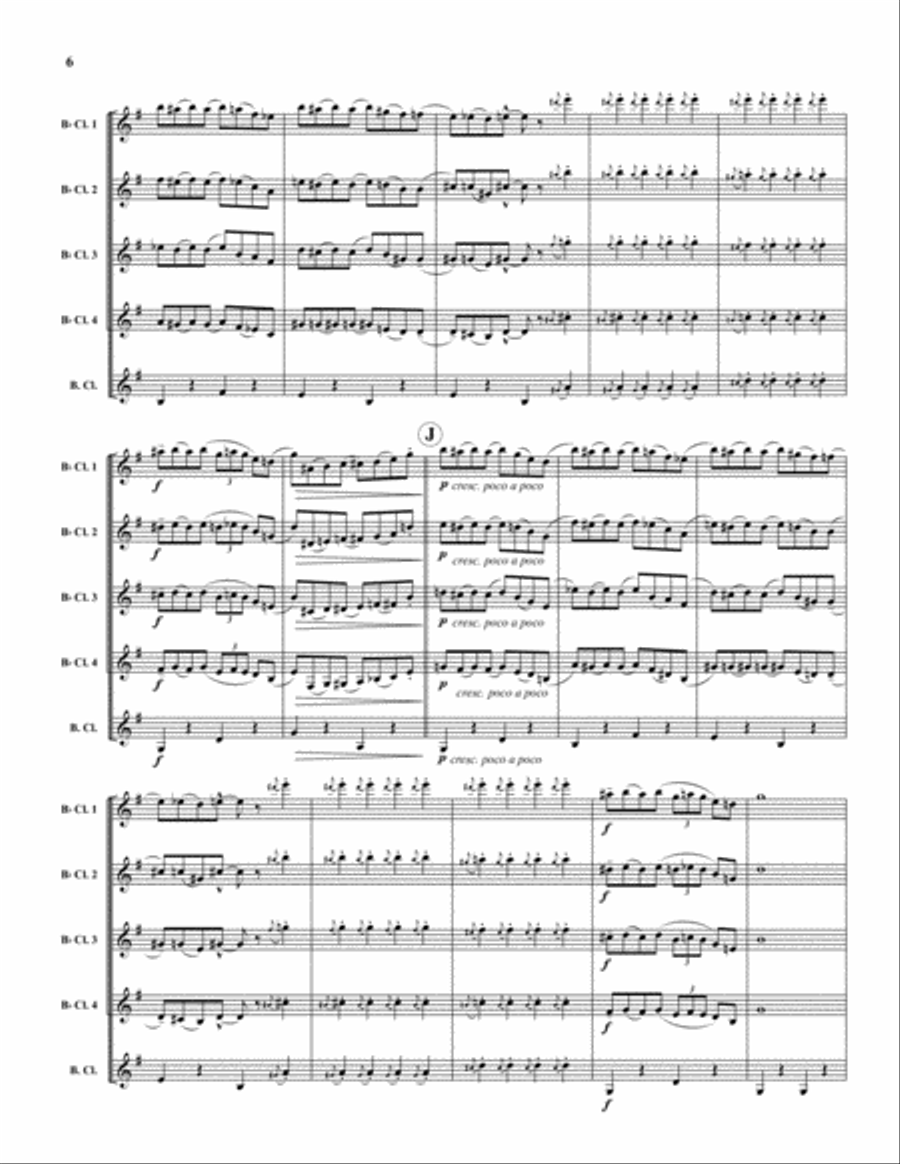 Clarinet Marmalade Clarinet Marmalade Large Ensemble scores gallery preview page 6