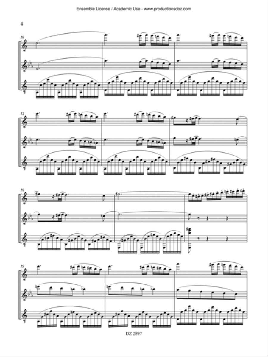 Suite, opus 250 Clarinet scores gallery preview page 4