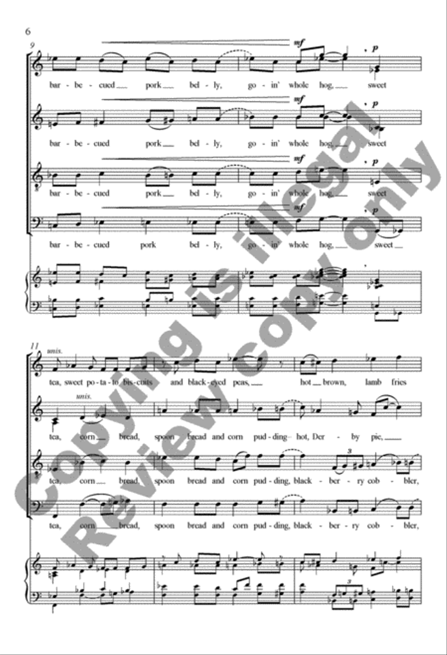 Due South (Complete Collection) 4-Part scores gallery preview page 6