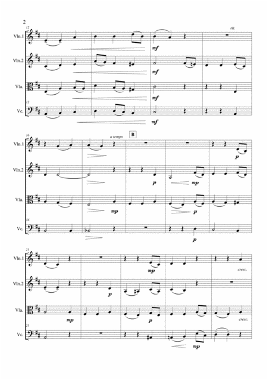 Éiníní String Quartet scores gallery preview page 3