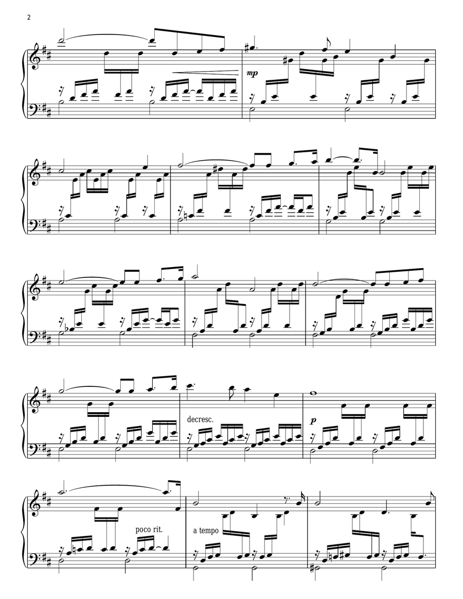 Ave Maria Ave Maria Piano Solo scores gallery preview page 2