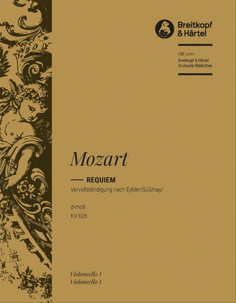 Requiem in D minor K. 626 4-Part scores gallery preview page 1