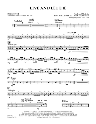 Live and Let Die - Percussion 2