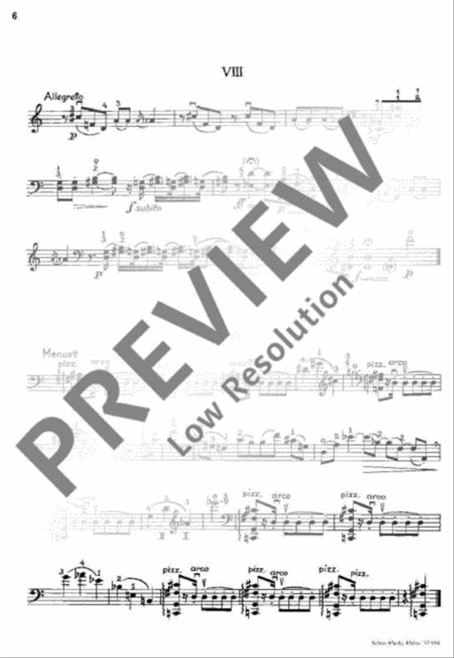 Serenade Cello Solo scores gallery preview page 7
