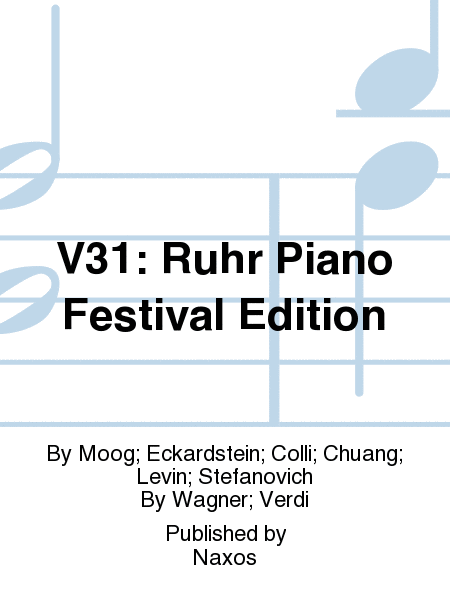 V31: Ruhr Piano Festival Edition