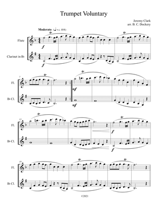 Trumpet Voluntary (Flute and Clarinet Duet)