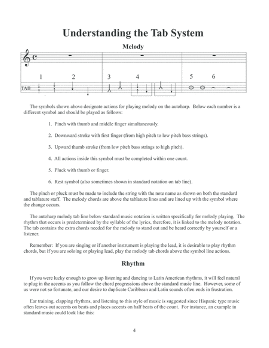 Latin American Autoharp Latin American Autoharp Autoharp scores gallery preview page 5