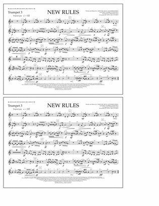 New Rules - Trumpet 3