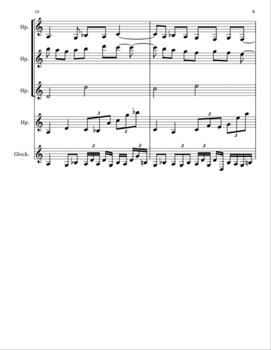 Spirit in a Love Song Small Ensemble scores gallery preview page 6
