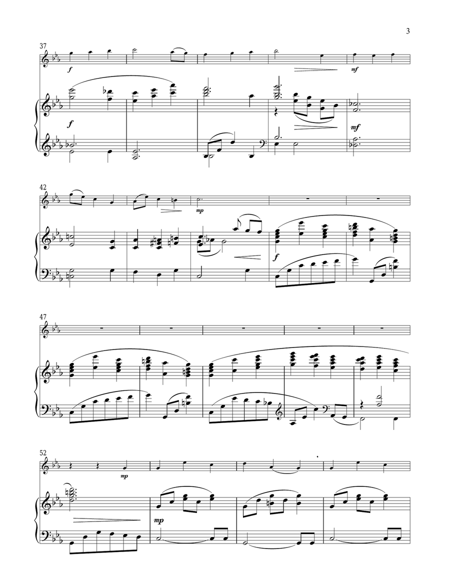 Close Every Door (from Joseph And The Amazing Technicolor Dreamcoat) Flute Solo scores gallery preview page 3
