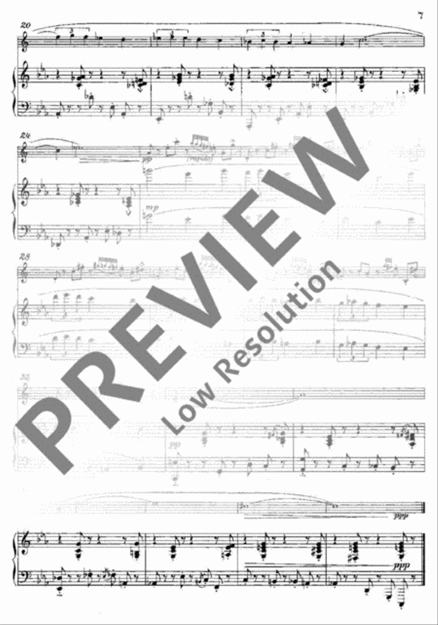 Five Exotic Dances Alto Saxophone scores gallery preview page 8
