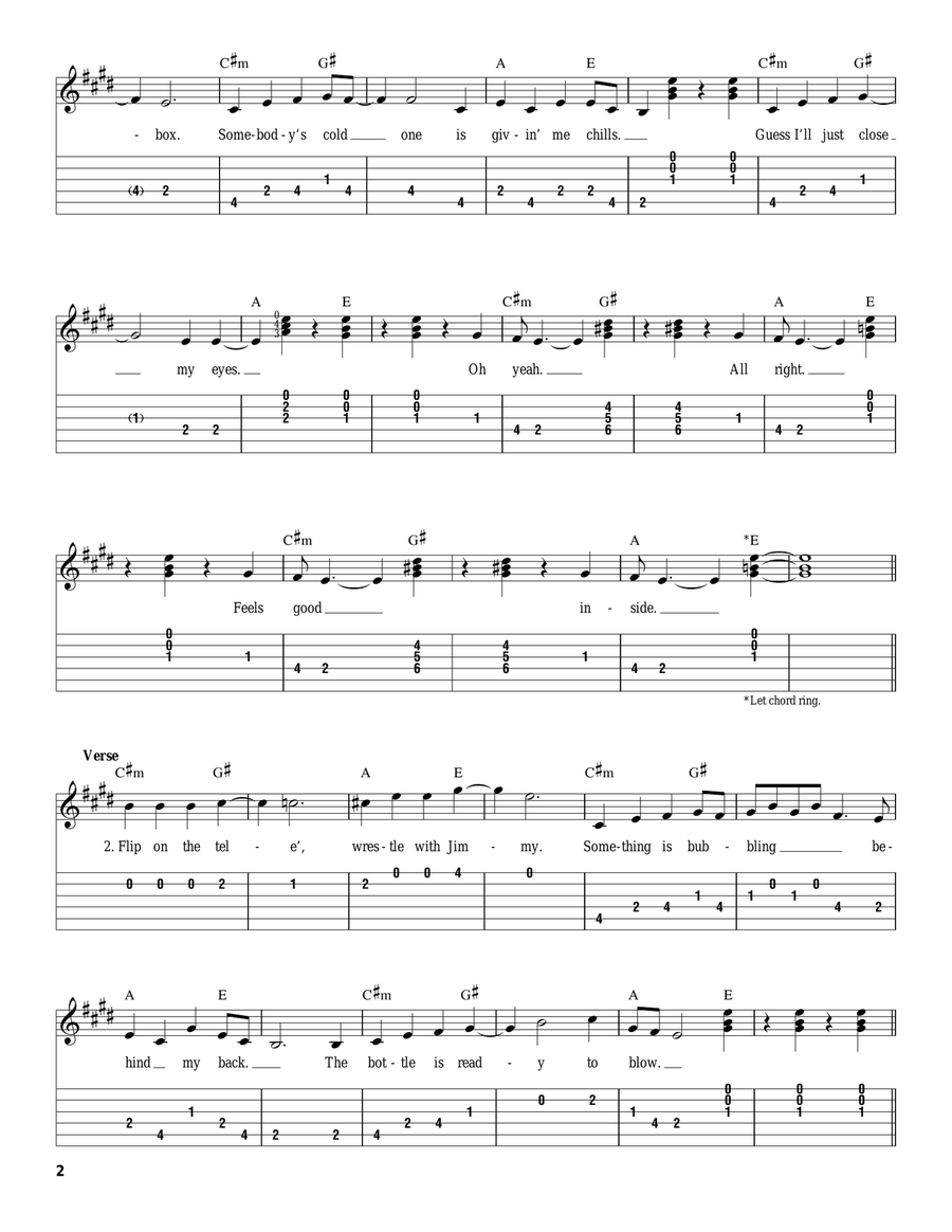 Say It Ain't So Acoustic Guitar scores gallery preview page 2