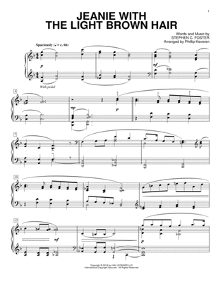 Jeanie With The Light Brown Hair [Classical version] (arr. Phillip Keveren)