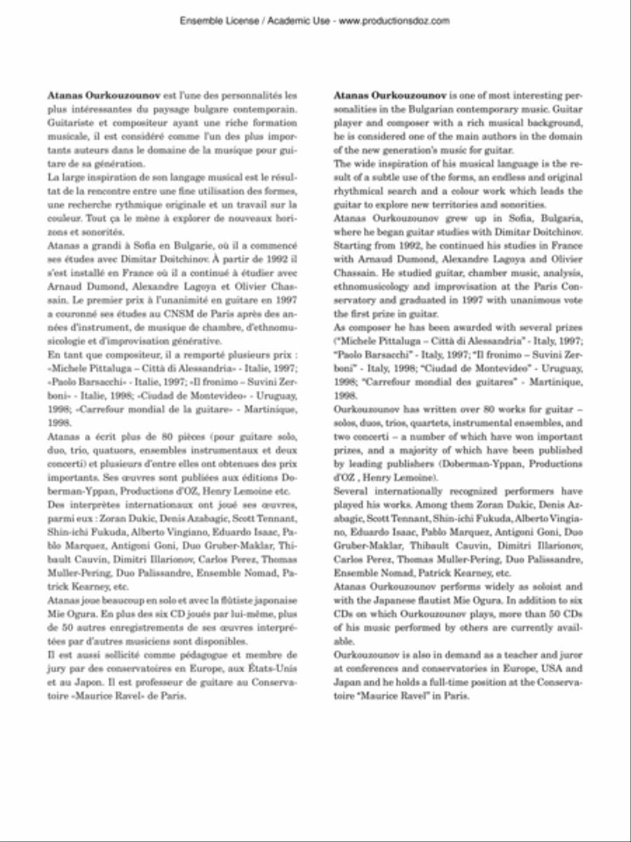 Chant retrouvé Classical Guitar scores gallery preview page 2