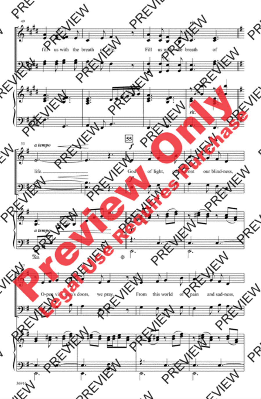 Christ, We See You Christ, We See You 4-Part scores gallery preview page 6