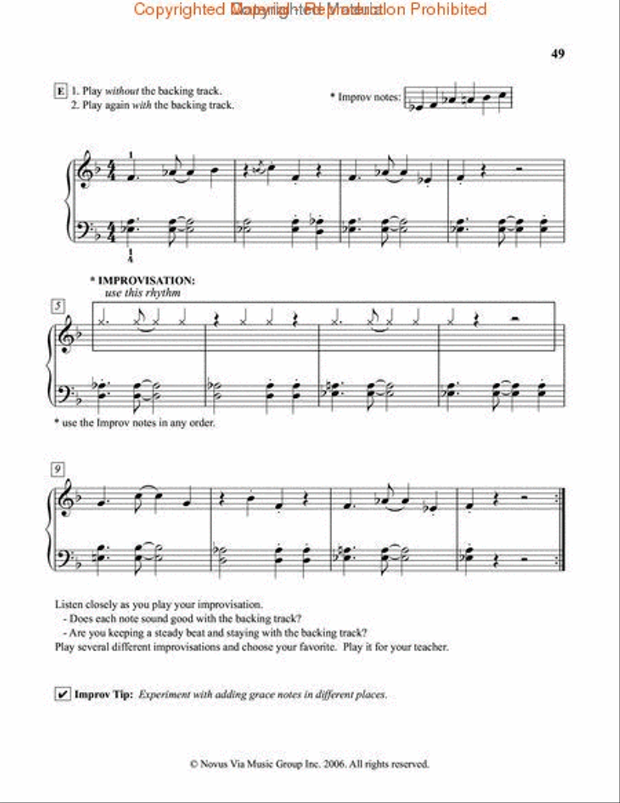 American Popular Piano - Etudes Piano Method scores gallery preview page 3