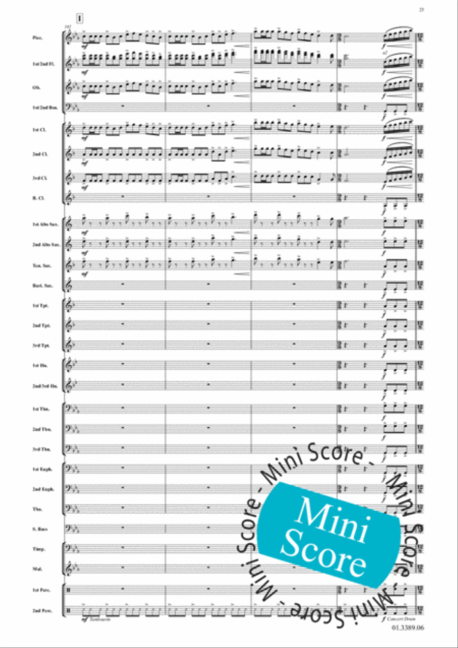 Moby Dick Concert Band scores gallery preview page 27
