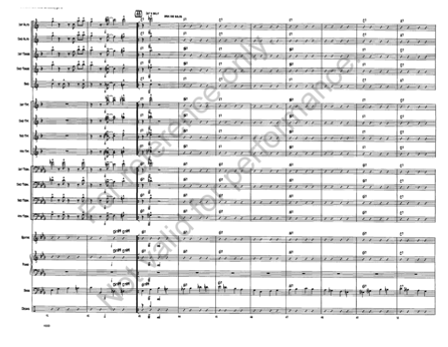 Count on the Blues Jazz Ensemble scores gallery preview page 7