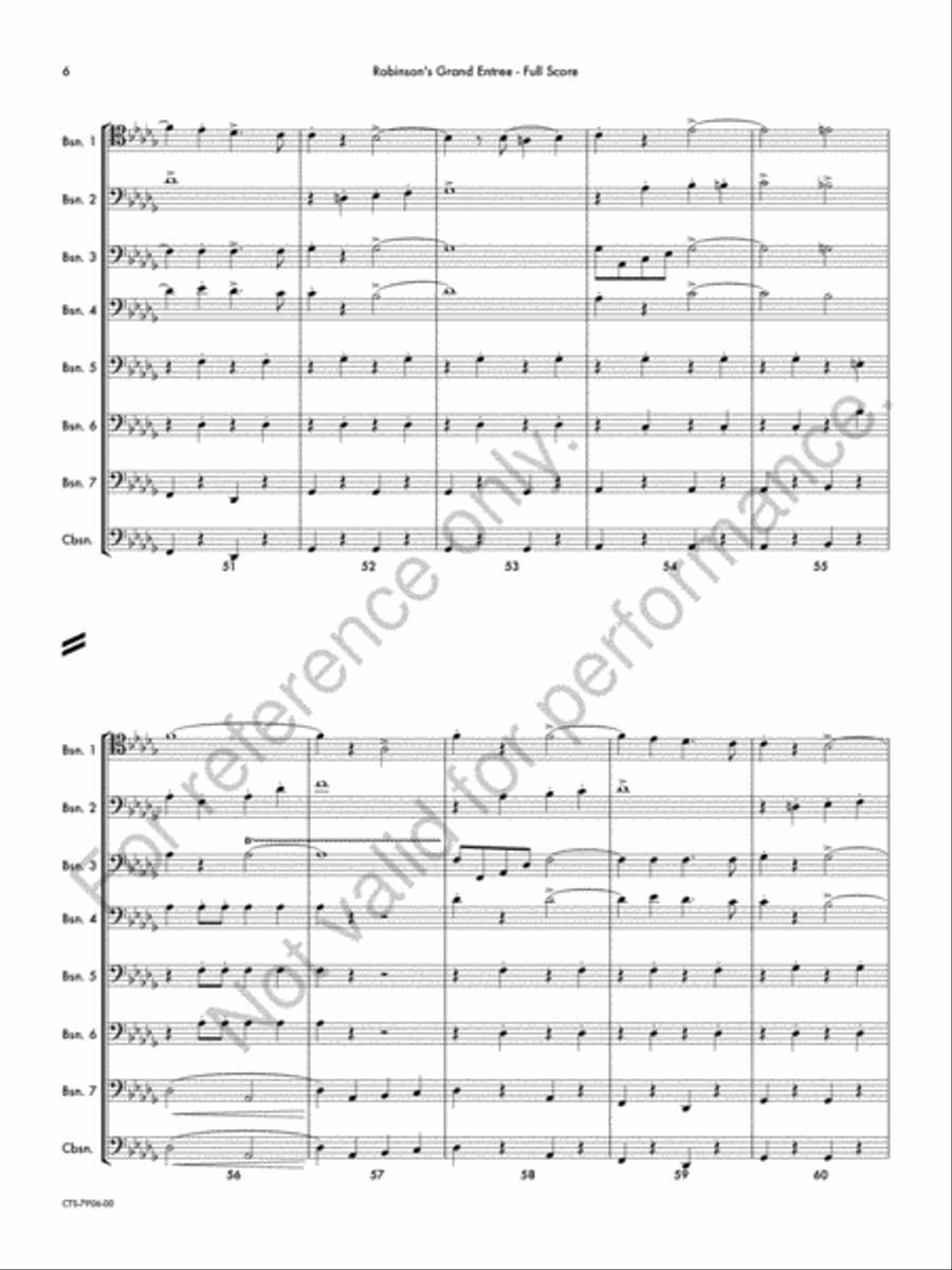 Robinson's Grand Entrée Bassoon scores gallery preview page 7