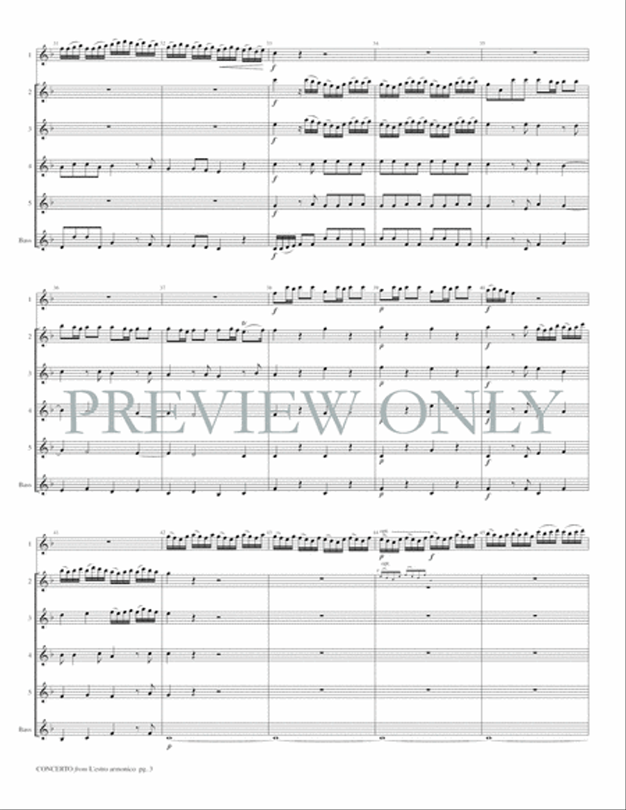 Concerto Small Ensemble scores gallery preview page 5
