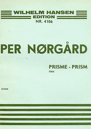 Book cover for Per Norgard: Prism (Full Score)