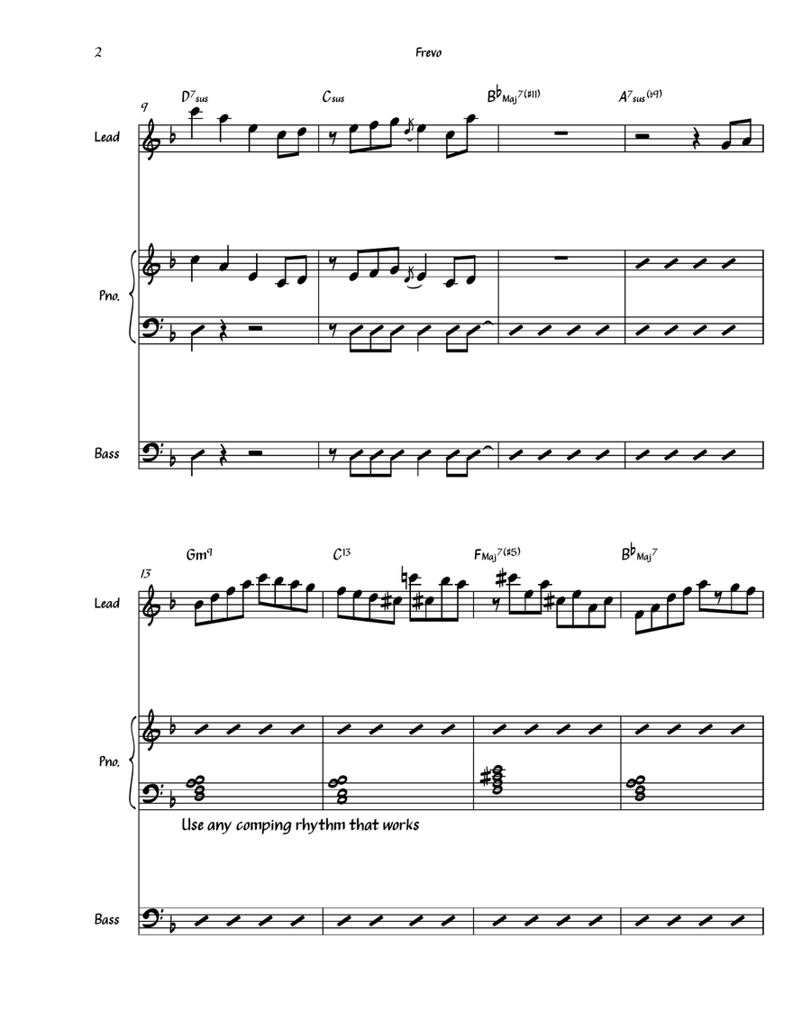 Frevo Jazz Ensemble scores gallery preview page 2