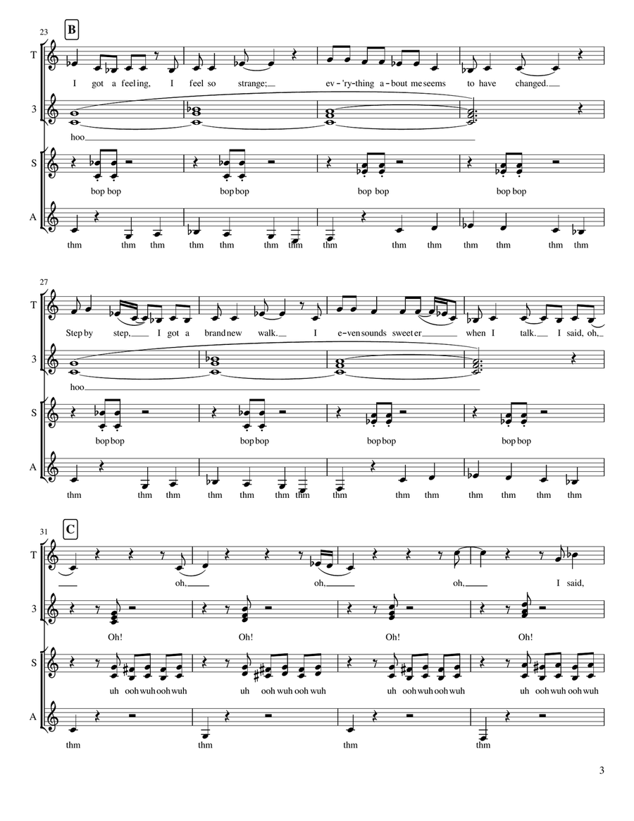 Something's Got A Hold On Me SSA scores gallery preview page 3