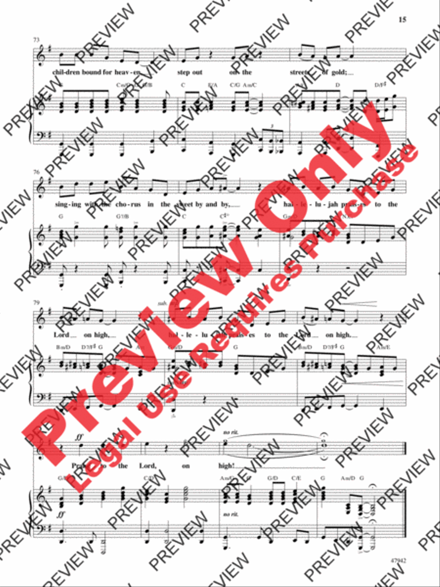 This Is the Time to Sing 4-Part scores gallery preview page 15