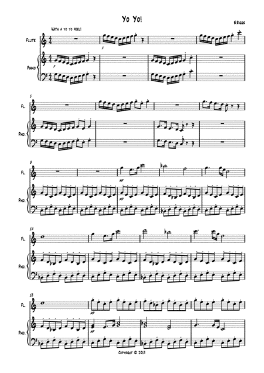 Yo Yo! Woodwind Duet scores gallery preview page 2