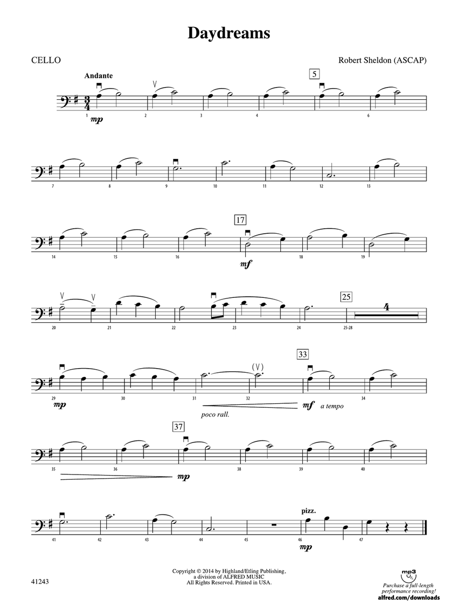 Daydreams: Cello