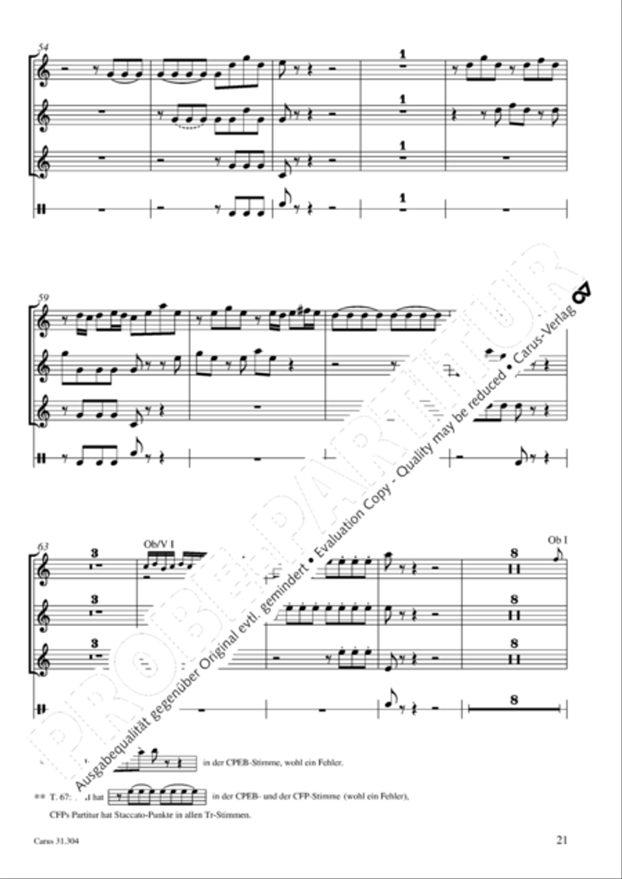 Bach for Brass 4: Works for orchestra Collection / Songbook scores gallery preview page 22