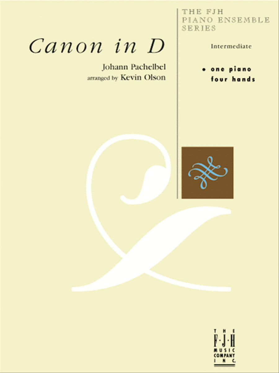 Canon in D Piano Solo scores gallery preview page 2