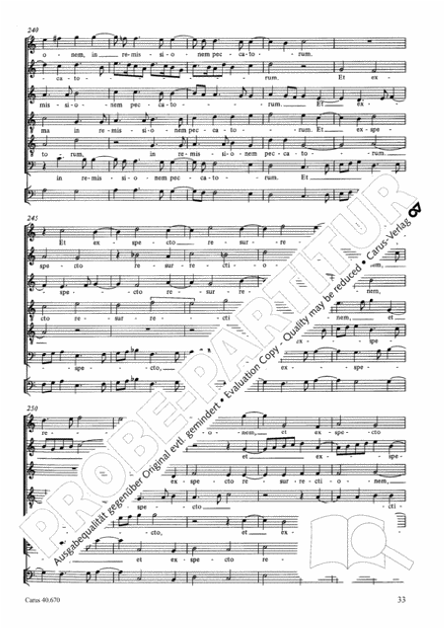 Missa in illo tempore Choir scores gallery preview page 46