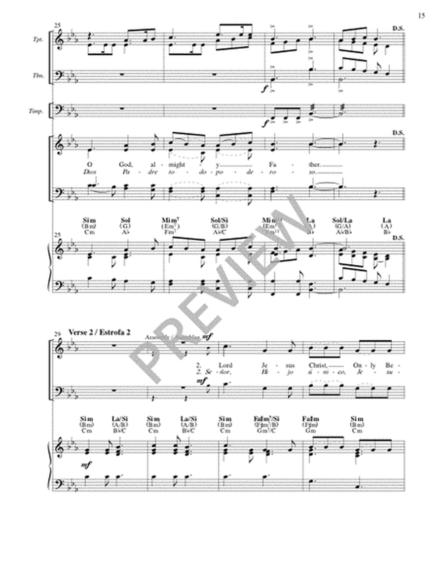 Misa Una Santa Fe / One Holy Faith Mass (Full Score)