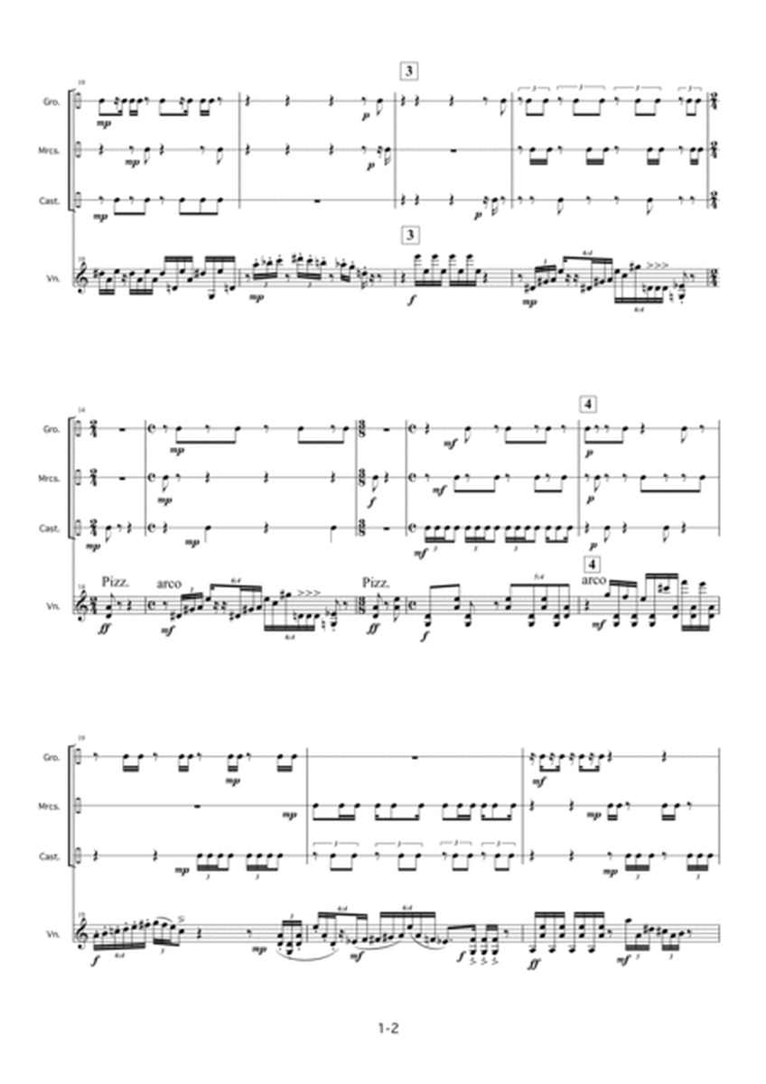 Concerto for Violin and Percussions Op.110
