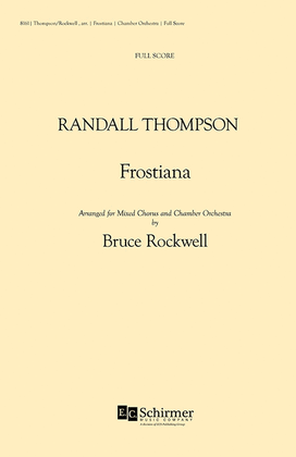 Book cover for Frostiana (Score)