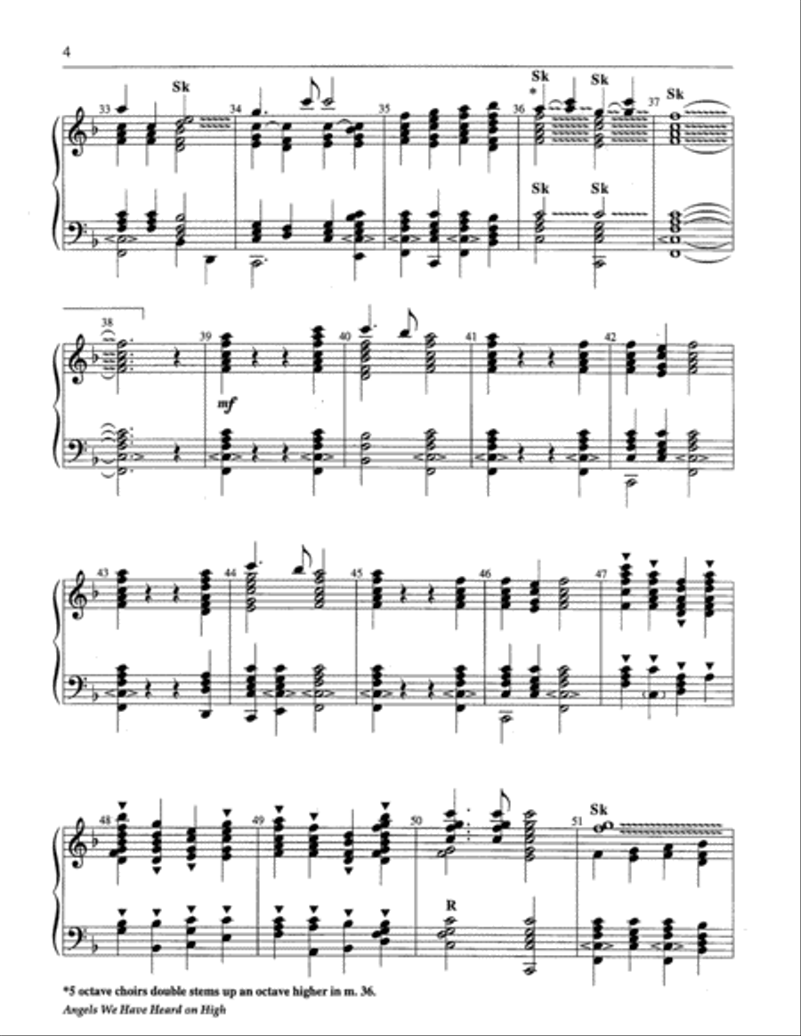 Angels We Have Heard on High 5-Octaves scores gallery preview page 11