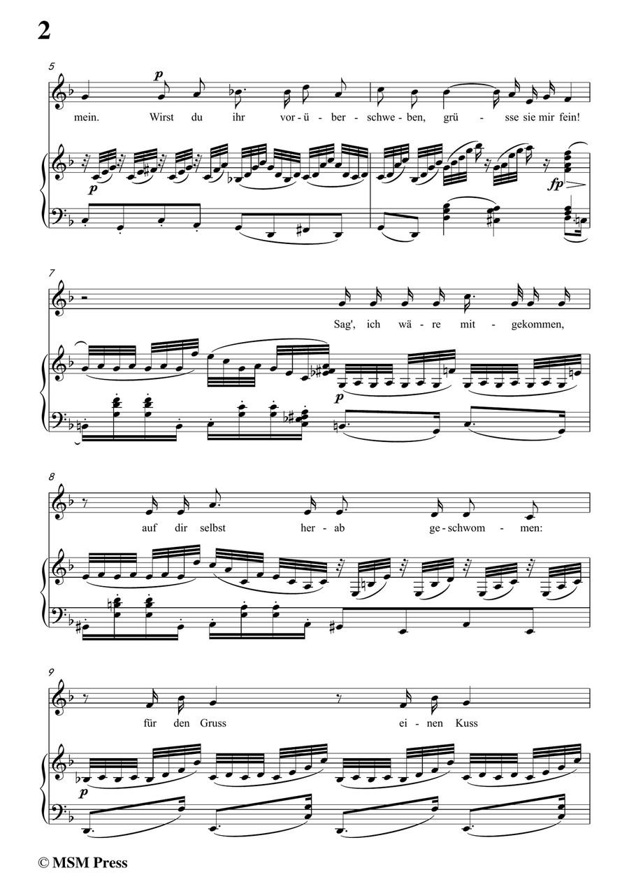 Schumann-Aufträge,in F Major,Op.77,No.5,for Voice and Piano Piano, Vocal scores gallery preview page 4