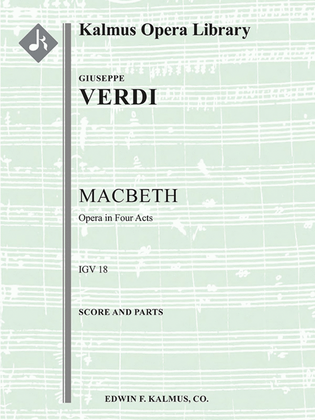 Book cover for Macbeth (complete 1865 version)