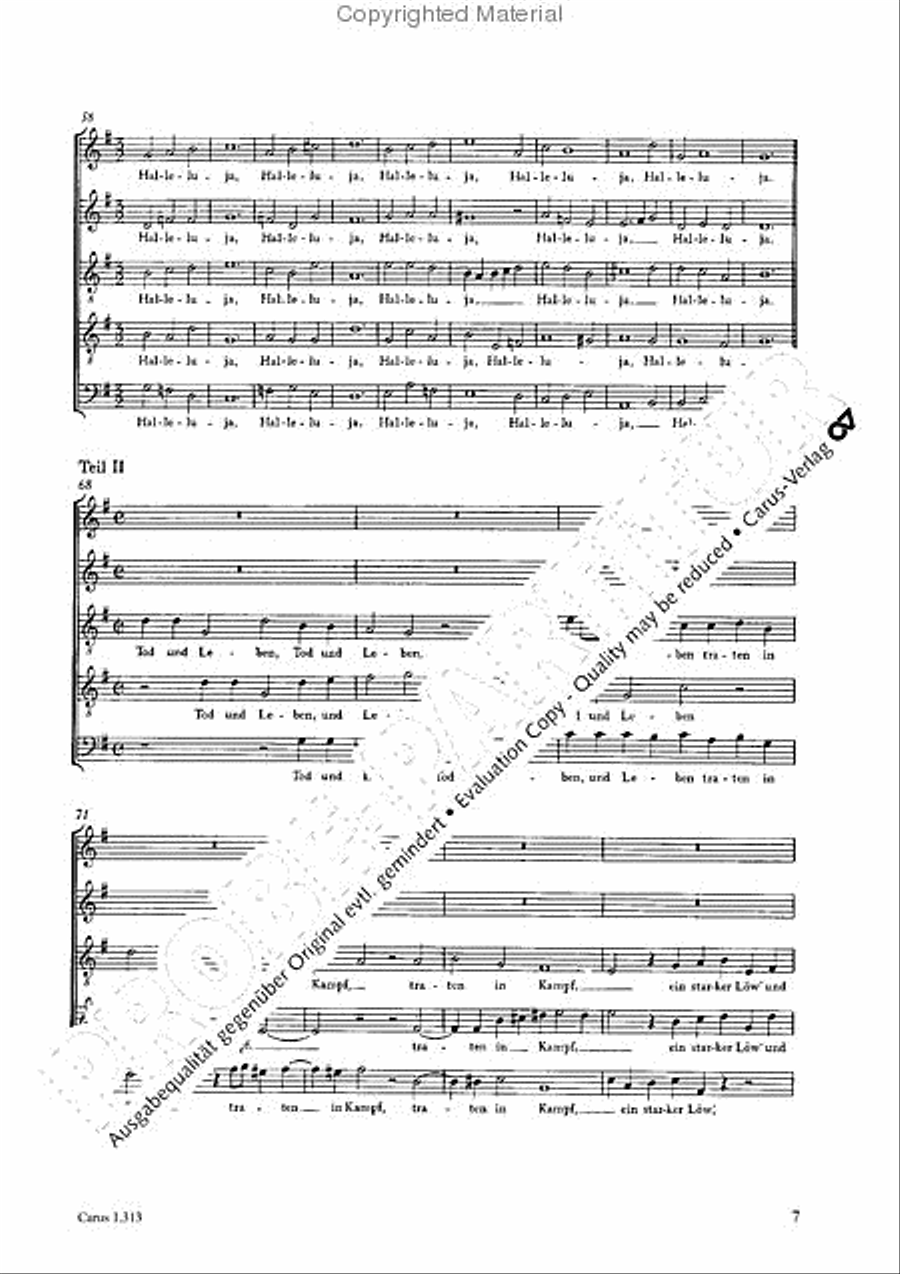 Christo, dem Osterlammlein SATTB scores gallery preview page 8